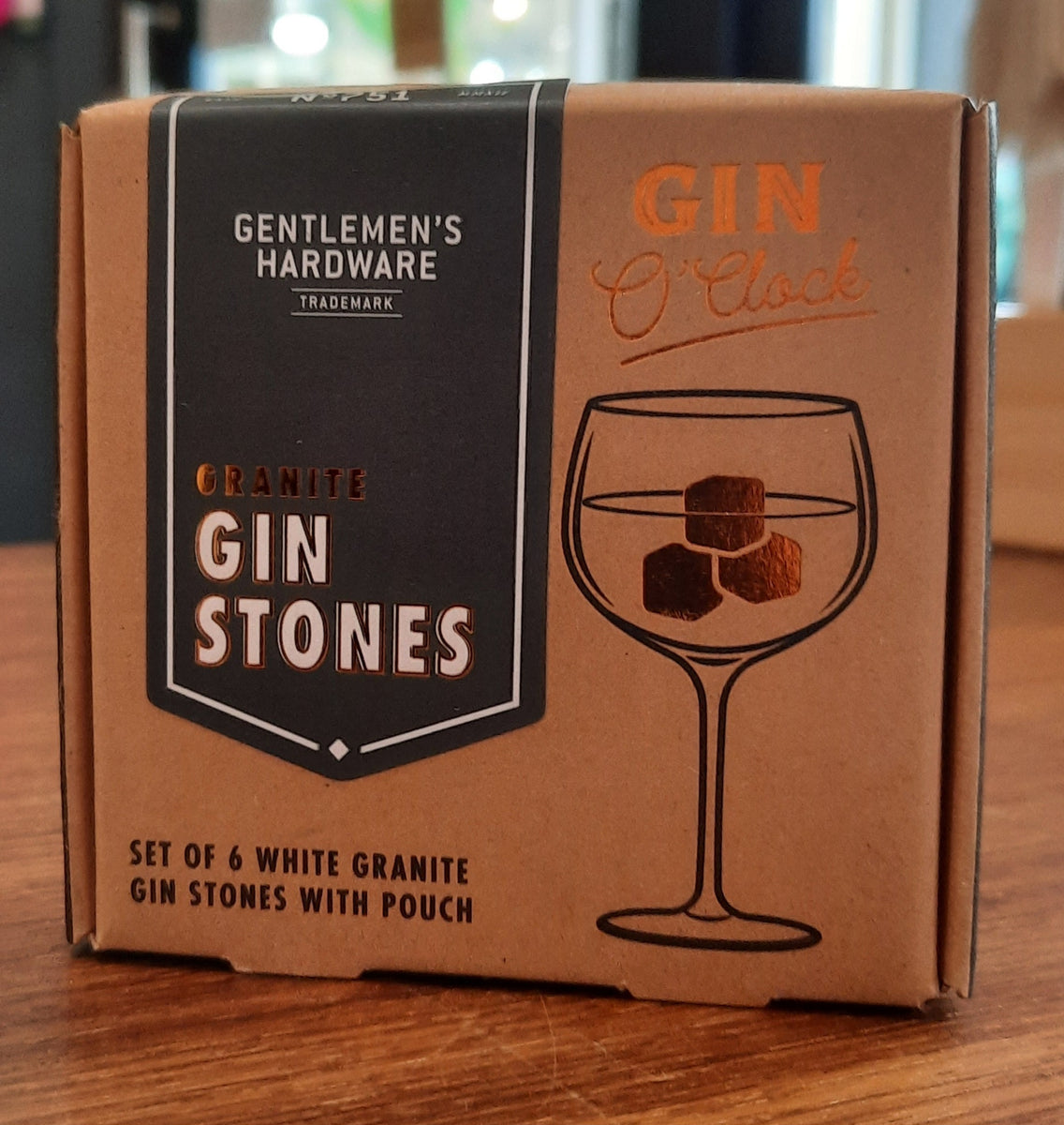 Gentlemen's Hardware Cocktail Tumbler & Whiskey Stones Set