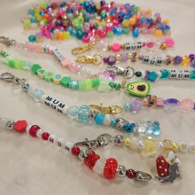 Load image into Gallery viewer, Beaded Key Ring Charm Accessories