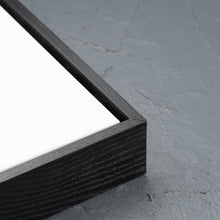 Load image into Gallery viewer, Satin Black Floating Frame with Primed Art Board - Square/Rectangle