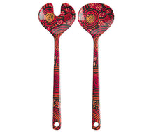 Load image into Gallery viewer, Alperstein Designs Melamine Salad Servers - VArious Designs
