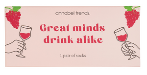 Great Minds Drink Alike Boxed Socks