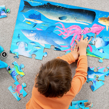 Load image into Gallery viewer, Shark Reef Floor Puzzle - 36 pieces