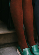 Load image into Gallery viewer, Cirque Cotton Tights - Henna - M/L