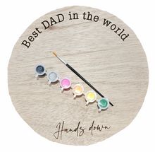 Load image into Gallery viewer, Best Dad In The World Hands Down In-store Activity