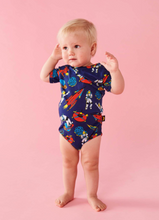Load image into Gallery viewer, Outer Space Organic SS Romper