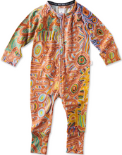 Load image into Gallery viewer, Ngayuku Ngura Organic LS Zip Romper