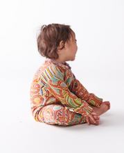 Load image into Gallery viewer, Ngayuku Ngura Organic LS Zip Romper