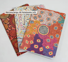 Load image into Gallery viewer, Warlukurlangu A6 Notebooks - Set of 3