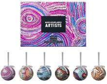 Load image into Gallery viewer, Indigenous Art Xmas Baubles - Set of 6