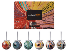 Load image into Gallery viewer, Indigenous Art Xmas Baubles - Set of 6