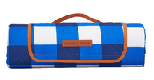 Load image into Gallery viewer, Picnic Mat - Cobalt Check