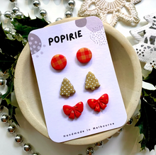 Load image into Gallery viewer, Popirie Christmas Stud Earring Sets Collection