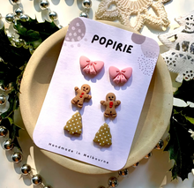 Load image into Gallery viewer, Popirie Christmas Stud Earring Sets Collection