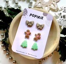 Load image into Gallery viewer, Popirie Christmas Stud Earring Sets Collection