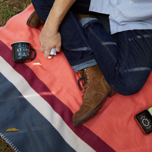 Load image into Gallery viewer, Rolled Outdoor Blanket with Carry Handle