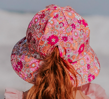 Load image into Gallery viewer, Ponytail Swim Bucket Beach Hat - 2 Designs