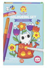 Load image into Gallery viewer, Colour Change Colouring Set - Garden Friends