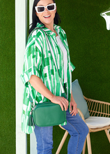 Load image into Gallery viewer, Ingrid Shirt Green White