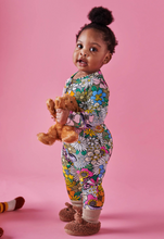 Load image into Gallery viewer, Bliss Floral Organic LS Zip Romper