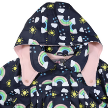 Load image into Gallery viewer, Sunshine & Rainbows Rain Coat - 2 Colour Options