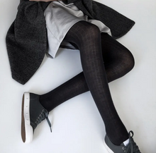 Load image into Gallery viewer, Staple Merino Wool Tights - Black