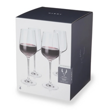 Load image into Gallery viewer, Reserve European Crystal Bordeaux Glasses by Viski - Set of 4