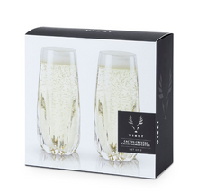 Load image into Gallery viewer, Cactus Crystal Stemless Champagne Flutes by VIski