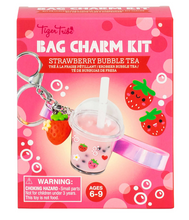 Load image into Gallery viewer, Bag Charm Kit - Strawberry Bubble Tea