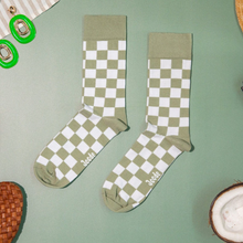 Load image into Gallery viewer, Green Check Socks