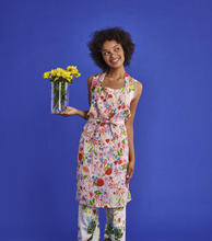 Load image into Gallery viewer, Meandering Meadow Linen Apron