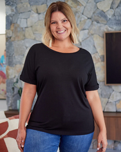 Load image into Gallery viewer, Roll Sleeve Tee - Black or White