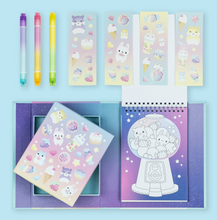 Load image into Gallery viewer, Pastel Colouring Set - Kawaii Cute