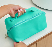 Load image into Gallery viewer, Easy Access Toiletries Bag - Spearmint