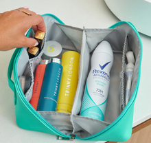 Load image into Gallery viewer, Easy Access Toiletries Bag - Spearmint