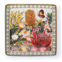 Load image into Gallery viewer, Square Trinket Tray - Botanical Blooms