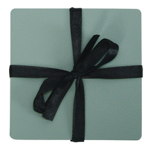 Load image into Gallery viewer, Recycled Leather Coaster Sets