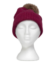 Load image into Gallery viewer, Pattern Rib Knit Beanie - 3 Colour Options