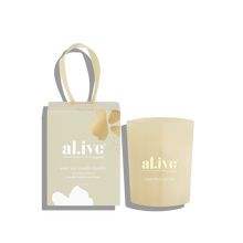 Load image into Gallery viewer, Mini Soy Candle Bauble - Golden Wattle & Citrus