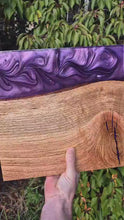 Load and play video in Gallery viewer, Resin Timer Serving Board & Cheese Set
