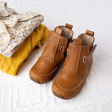 Load image into Gallery viewer, Skeanie Toddler Cambridge Boots - Tan LAST PAIR Sz 26