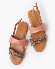 Load image into Gallery viewer, Milu Sandal - Tan Cheetah SZ 36