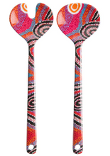 Load image into Gallery viewer, Alperstein Designs Melamine Salad Servers - VArious Designs