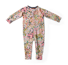 Load image into Gallery viewer, You&#39;re Beautiful Organic LS Zip Romper
