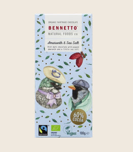Bennetto Organic Fairtrade Chocolate - 100g Blocks