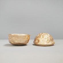 Load image into Gallery viewer, Walnut Bowl Gold
