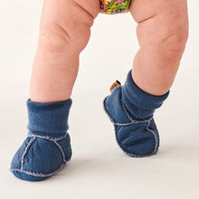 Load image into Gallery viewer, Leather Baby Booties - LIMITED STOCK LEFT