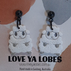 Love Ya Lobes Sheep Dangles