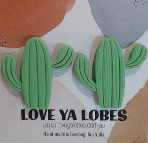 Love Ya Lobes Cactus Studs