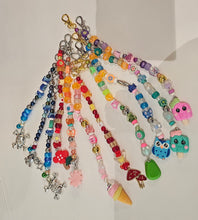 Load image into Gallery viewer, Beaded Key Ring Charm Accessories
