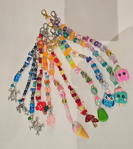 Beaded Key Ring Charm Accessories